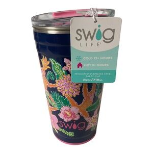 Swig Life 24oz Party Cup, Stackable Insulated Travel Coffee Tumbler